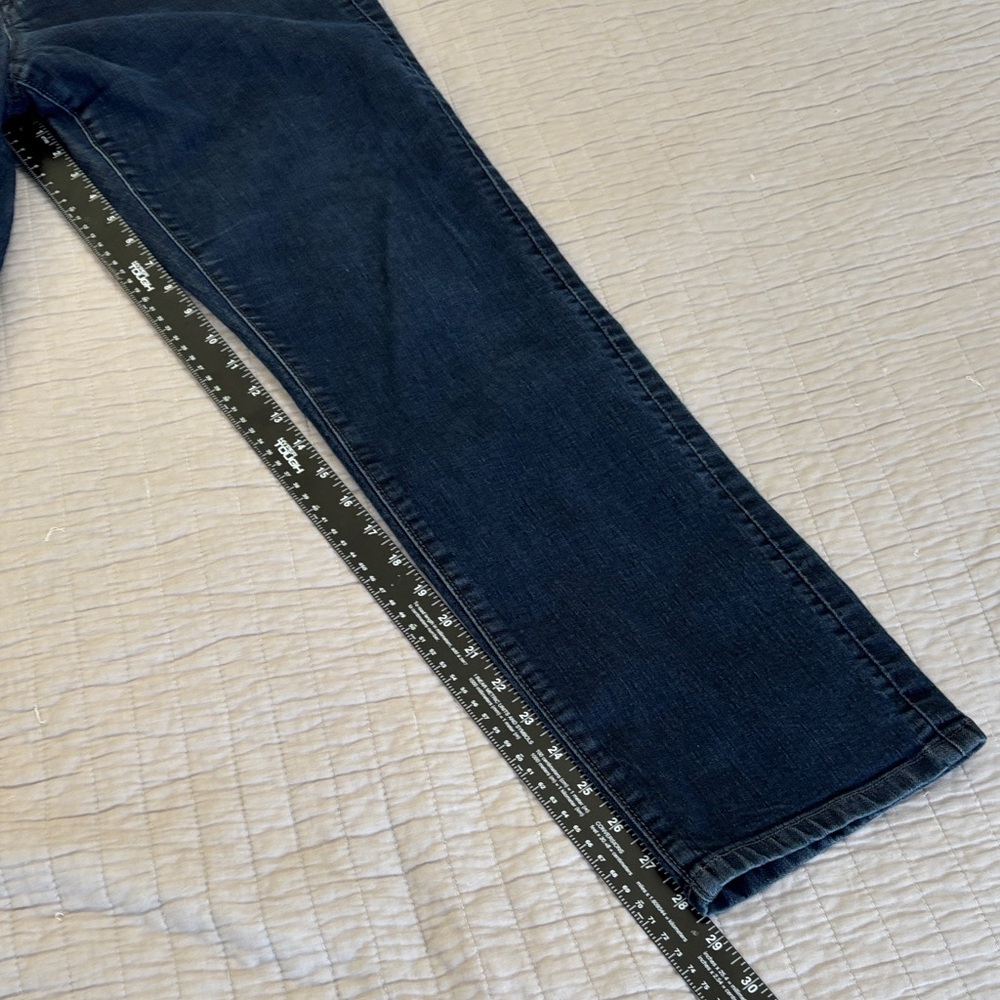 LOFT Curvy Straight Leg Jeans Dark Wash Size 30/10 - Picture 5 of 9